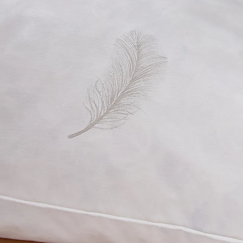 2 Oreillers Prestige Blanc - 60x60cm/ 45x70cm-3