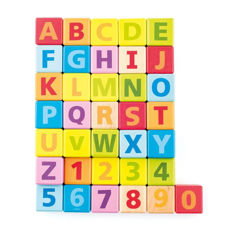 Blocs de construction Alphabet & Chiffre 60pcs - 24m+-10