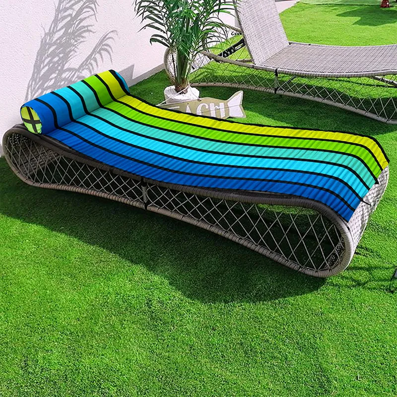 Matelas de plage Vert Happy Men - 60x180cm-1