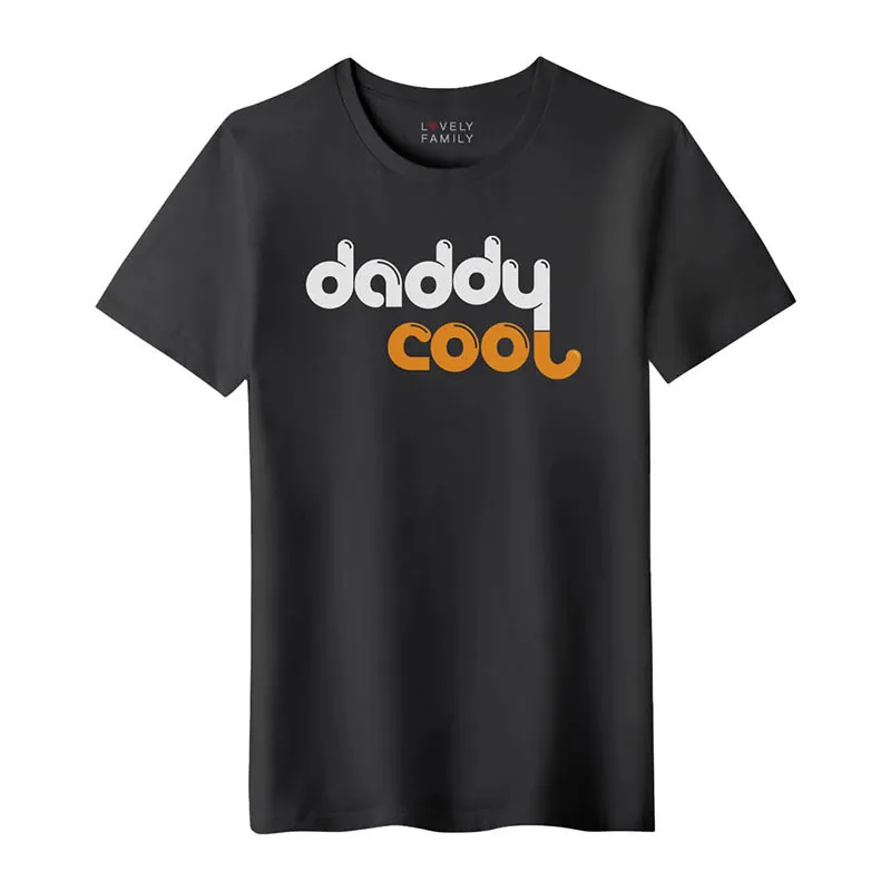 T-shirt Daddy cool BIO - Noir-0