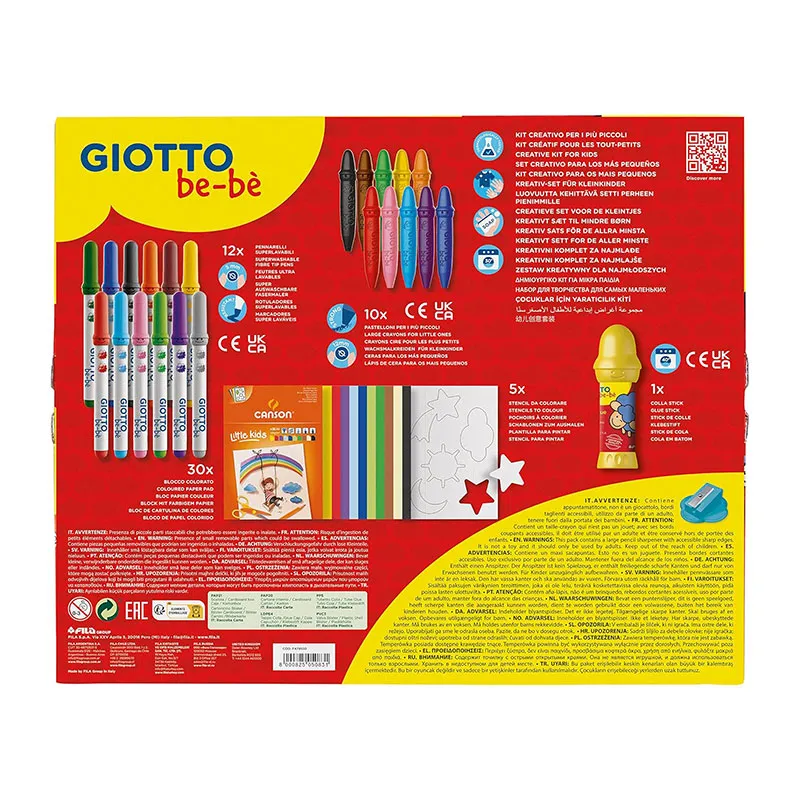Kit créatif Coloriage & Collage Art&Craft Be-bè - 30pcs-3