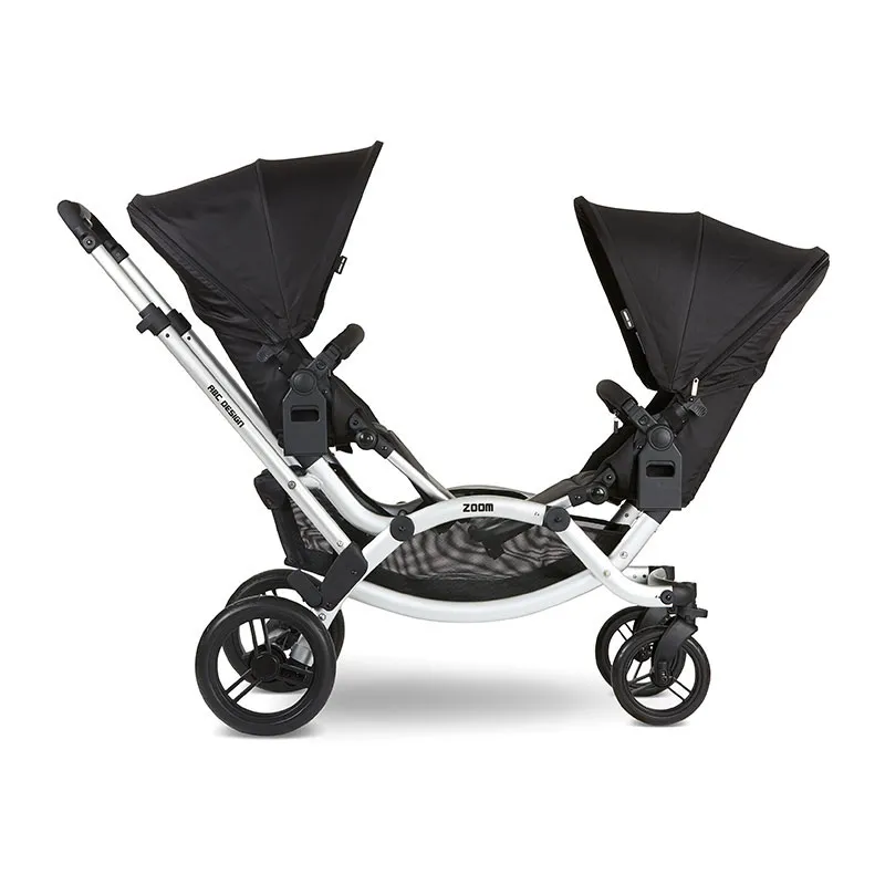 Poussette Jumeaux Zoom Black Limited - 6m+-4