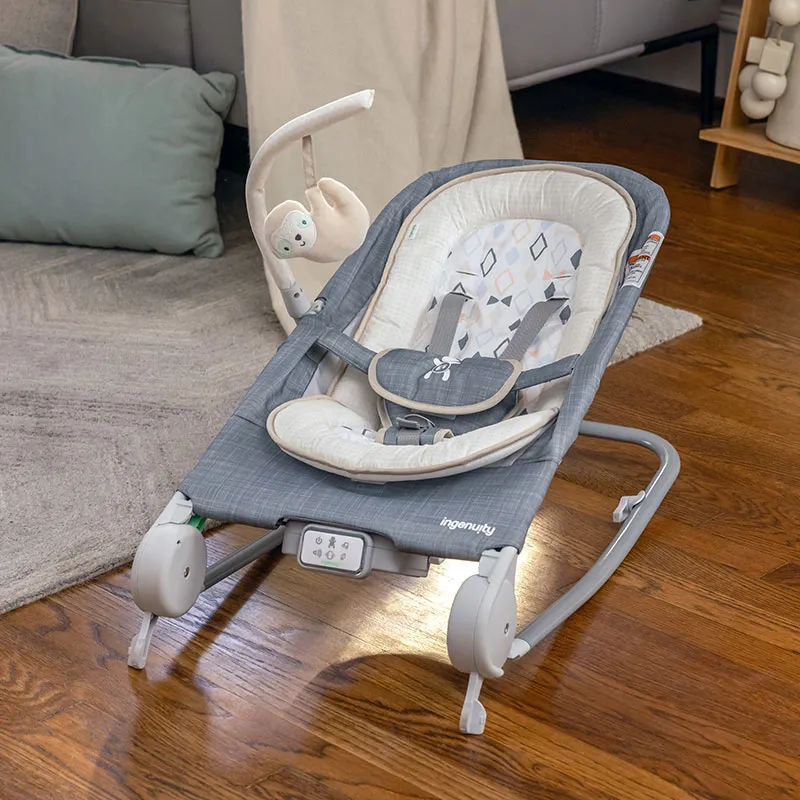Transat vibrant et massant Happy Belly Parker - 0m+-12