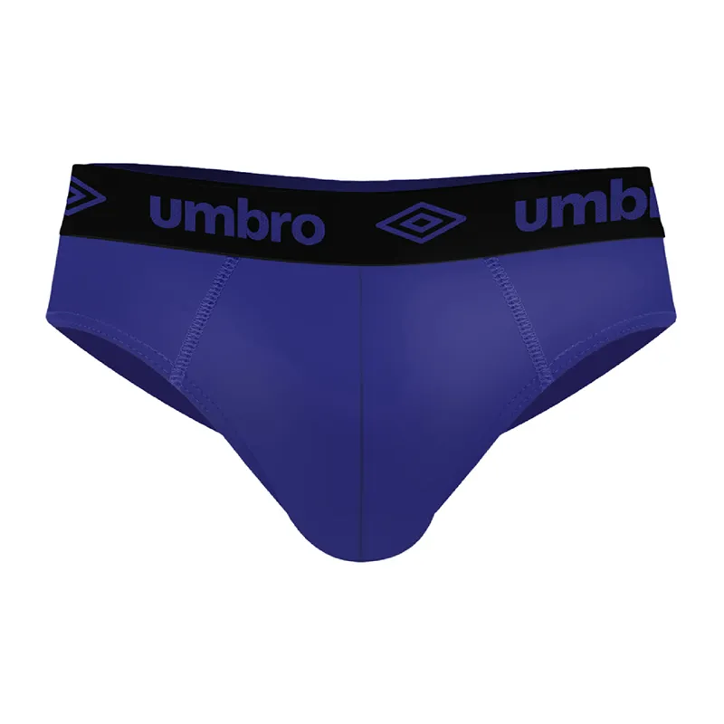 3 Slips Homme Umbro - Bleu/Noir/Gris/Blanc-1