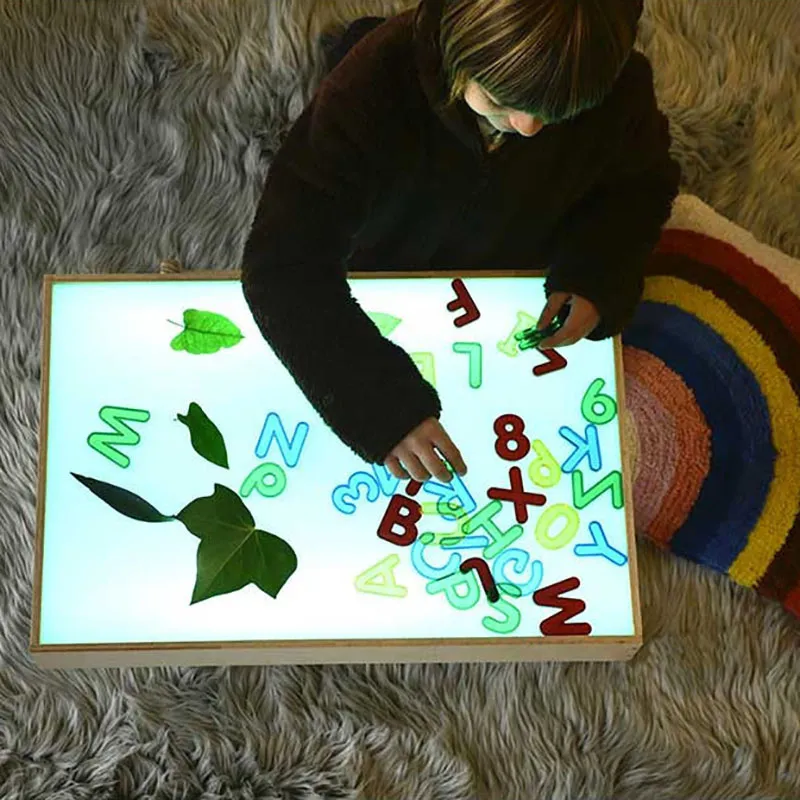 Tablette lumineuse Montessori - 40x8x60cm-0