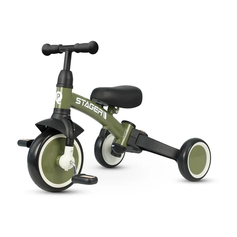 Tricycle Stager 3in1 Vert - 24m+-1