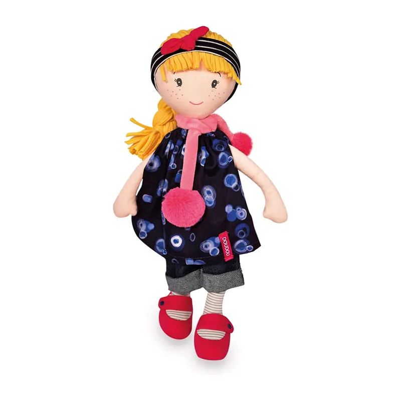 Poupée chiffon Les Canailles de Doudou Lulubelle - 36cm-1