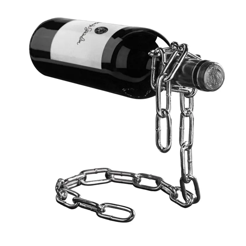 Chaine porte-bouteilles magique - Argent-1