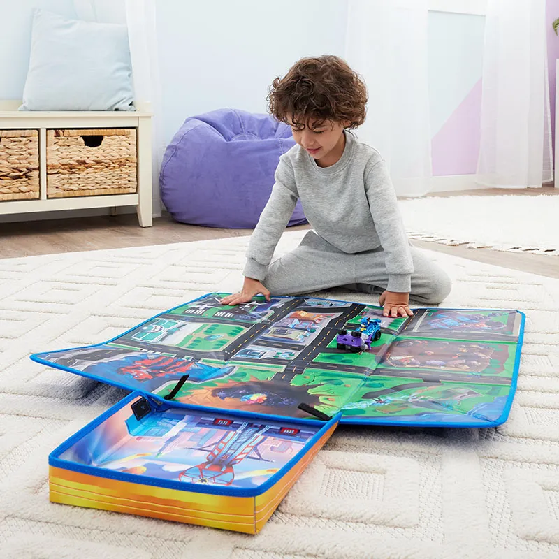 Coffre/Tapis de jeu 2en1 Pat'Patrouille + 2 voitures - 36m+-5