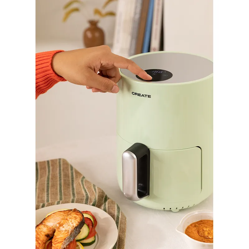 Friteuse Air Fryer 900W Vert pastel - 1,5L-3