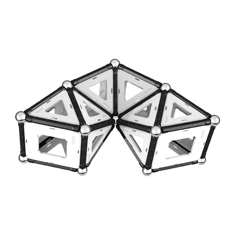 Jeu de construction magnét. Noir & Blanc 104pcs - 5+-10