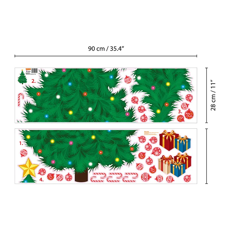 Stickers - Sapin de Noël traditionnel-5