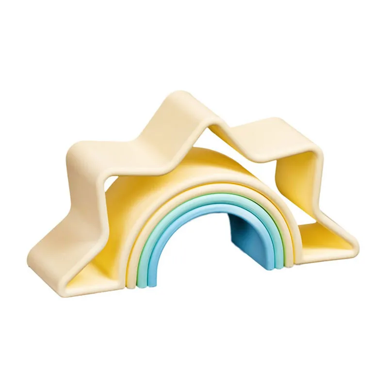 Jouet Silicone Soleil Pastel - 0m+-0