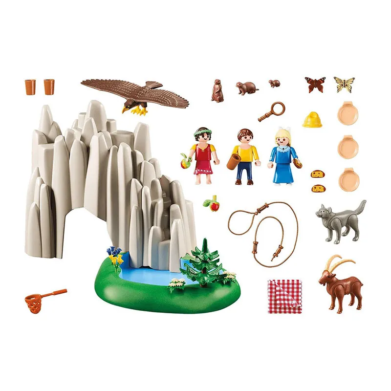 Heidi Peter & Clara Lac du cristal 74pcs Heidi - 4+-1