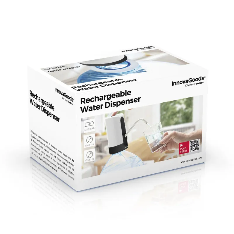 Fontaine d'eau automatique & recharchable - 7x13x16cm-5