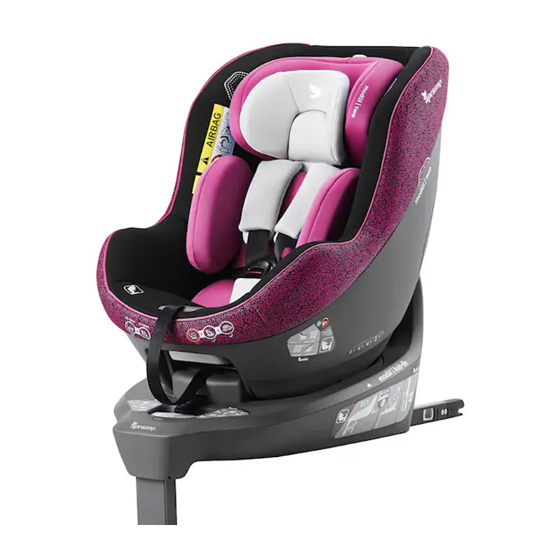 Siège-auto 360° Modul Two i-Size/Isofix 40-105cm - Rose-1
