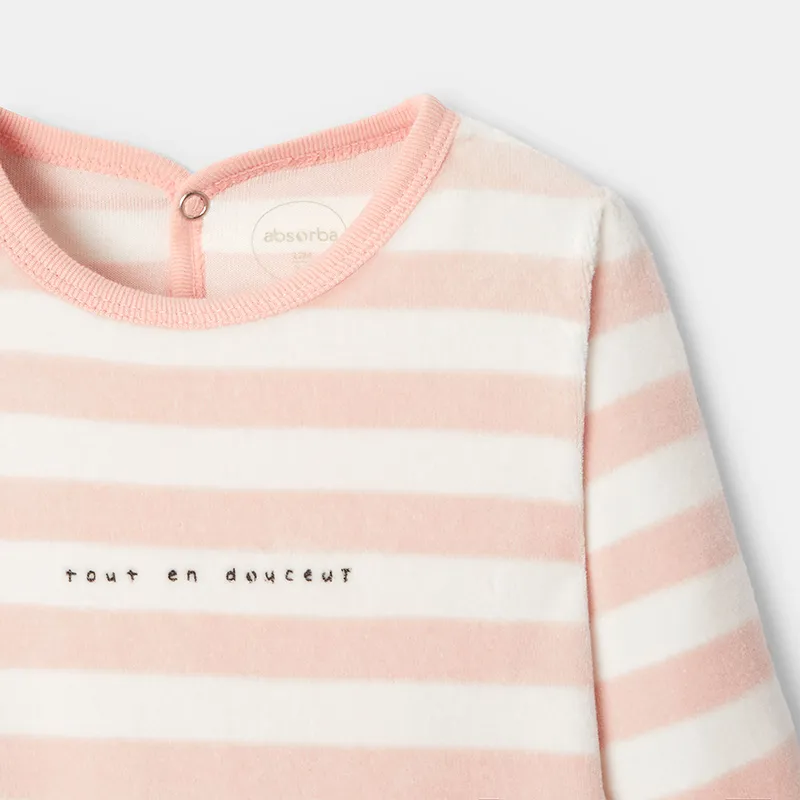 Dors-bien velours Mixte - Rose bonbon-2