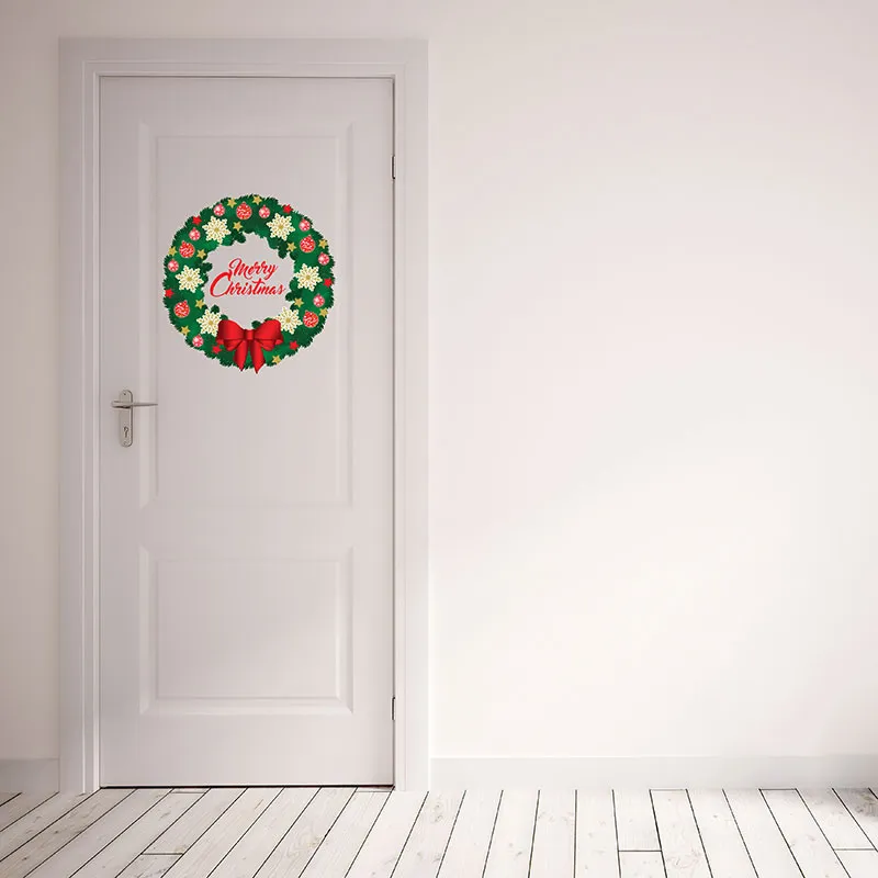 Stickers - Couronne Merry Christmas-2
