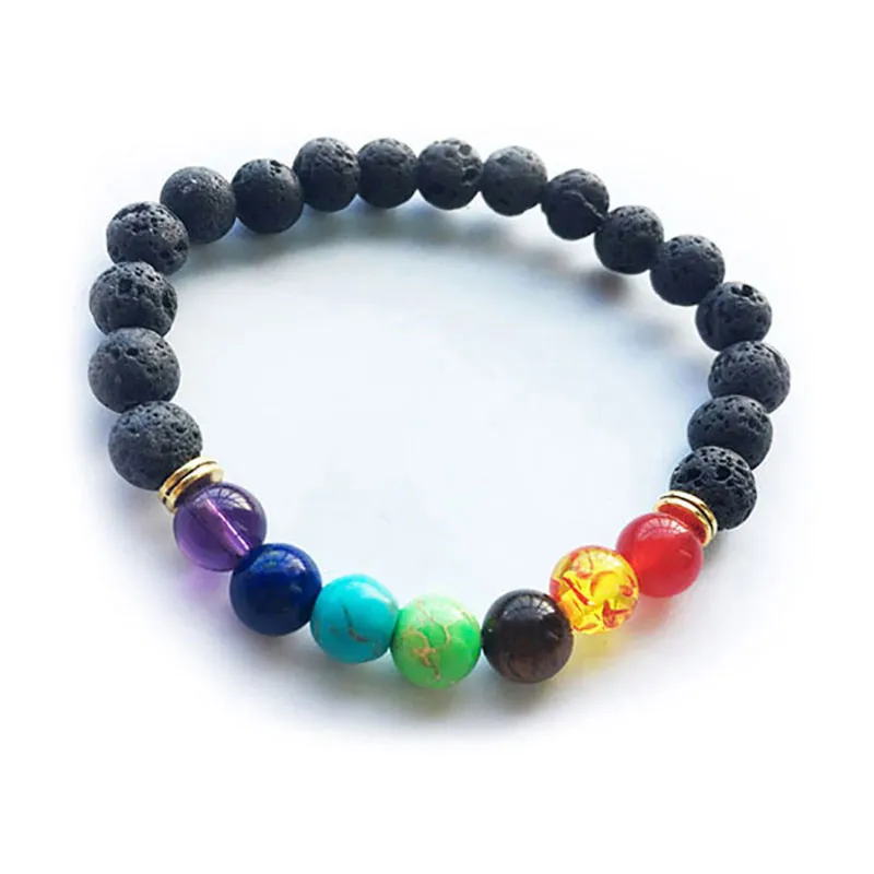 Bracelet Guérison 7 Chakras - Multicolore-3