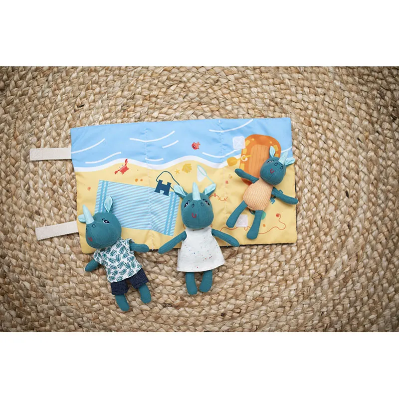 La famille de Marius le rhinocéros 4pcs - 24m+-19