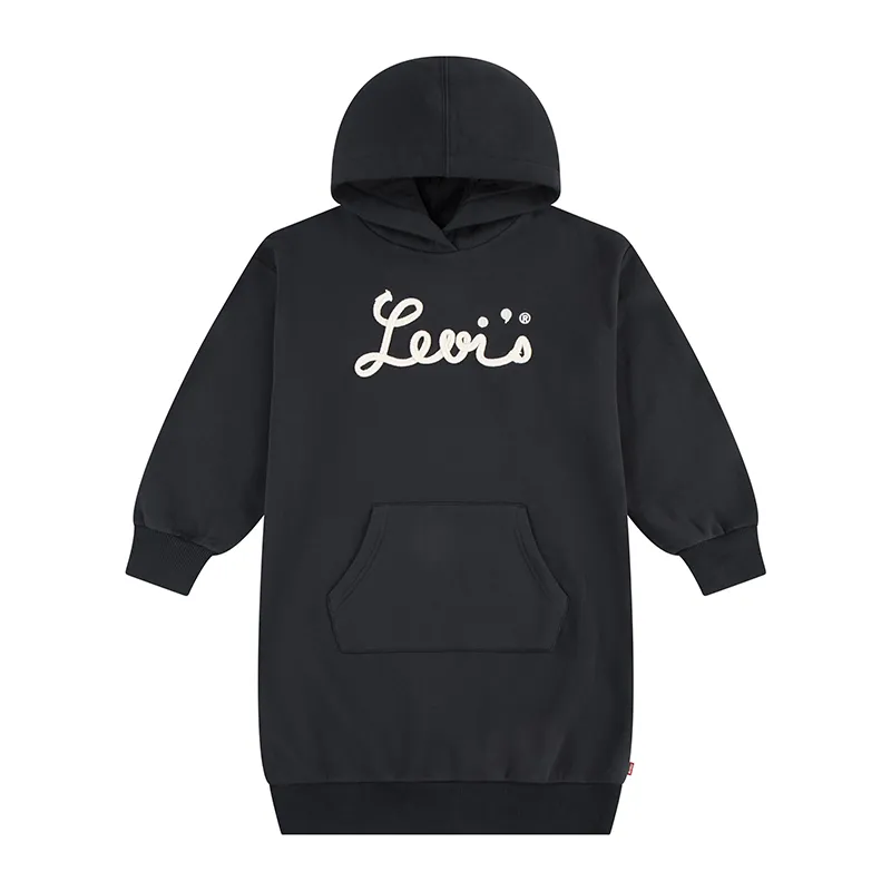 Robe sweat Junior Levis script - Jet Black-0