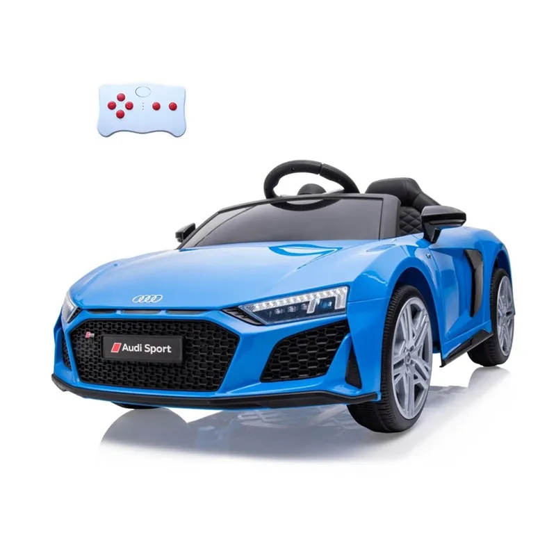 Voiture à batterie Audi R8 Spyder Bleu  - 36m+-1