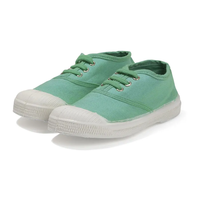 Tennis à lacets Enfant - Turquoise-1