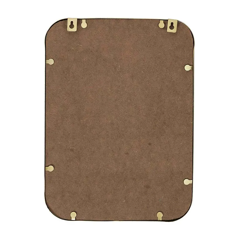Miroir contour doré Carré - 34cm-2