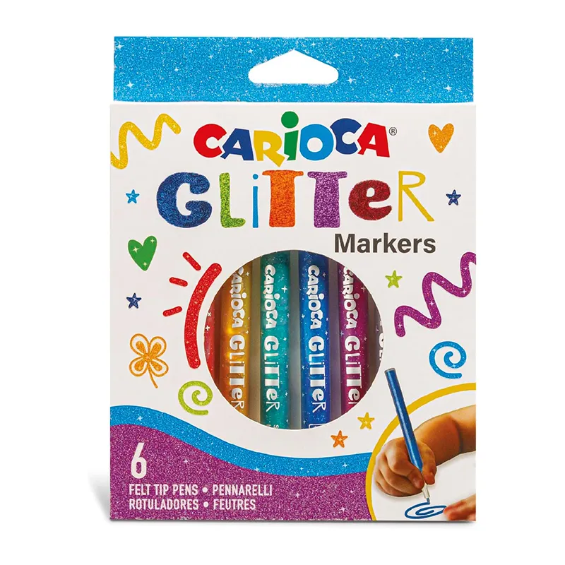 Feutres à paillettes - 6pcs-0