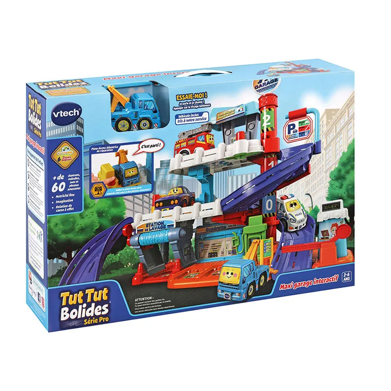 Tut Tut Bolides Maxi Garage interactif + Elie Roi du Rallye - 24m+-5