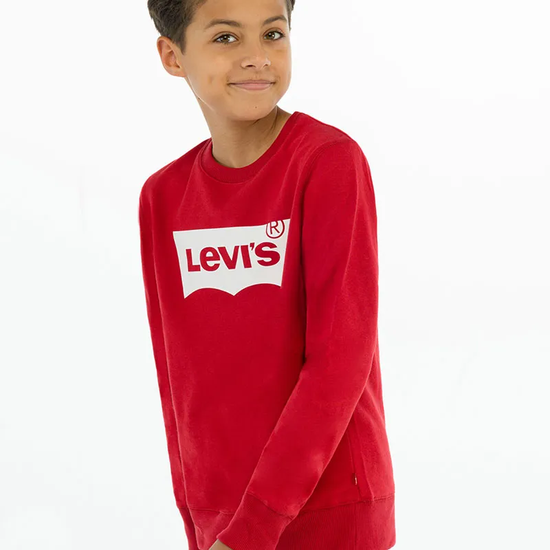Sweat Batwing - Rouge Levi's/Blanc-0