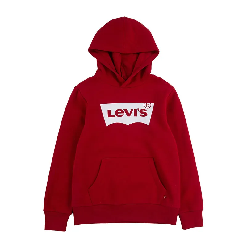 Sweat à capuche Batwing - Rouge Levi's/Blanc-2
