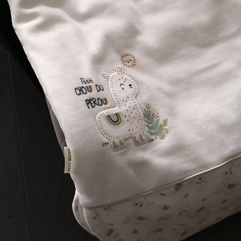 Nid d'ange Petit Chou du Pérou - Blanc/Vert-5