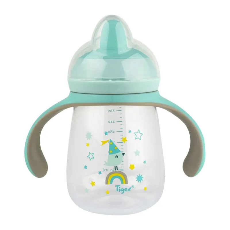 Tasse anti-fuite poignée 260ml Vert - 6m+-0
