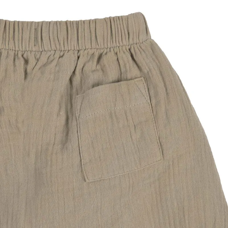Pantalon en mousseline Coton BIO Olive - Lassig-4
