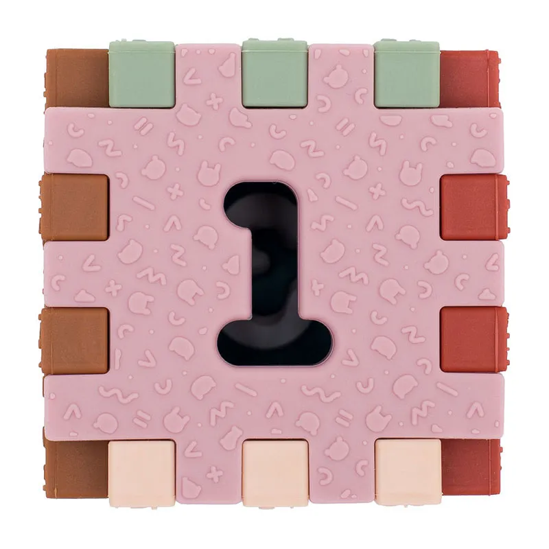 Cube/Puzzle Silicone Retro - 6m+-2