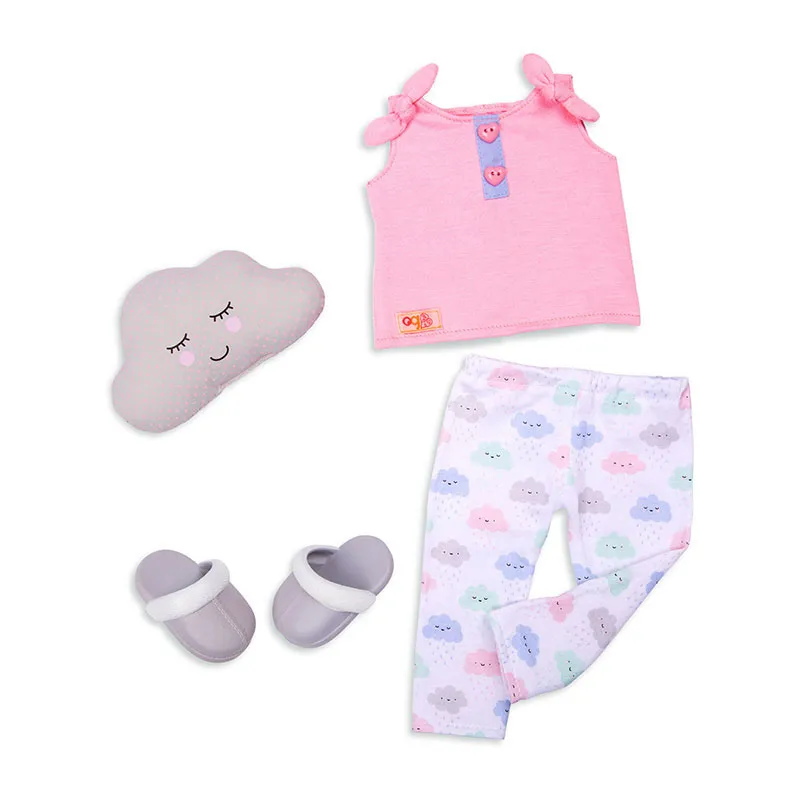 Tenue Pyjama Nuage - Poupée 46cm-0