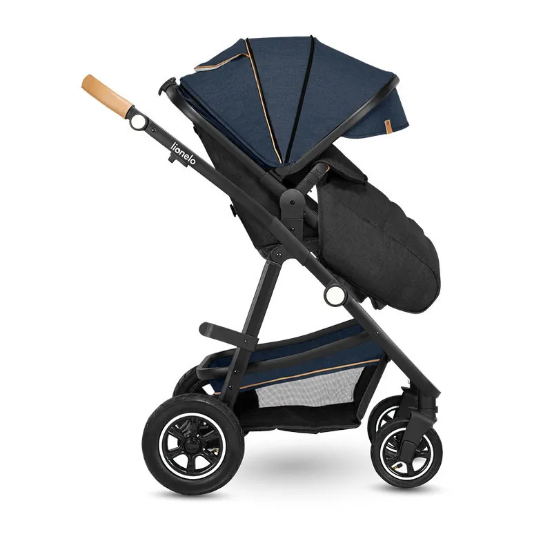 Trio Poussette Amber + Nacelle + Cosy Gr.0+ Bleu Navy - 0m+-5