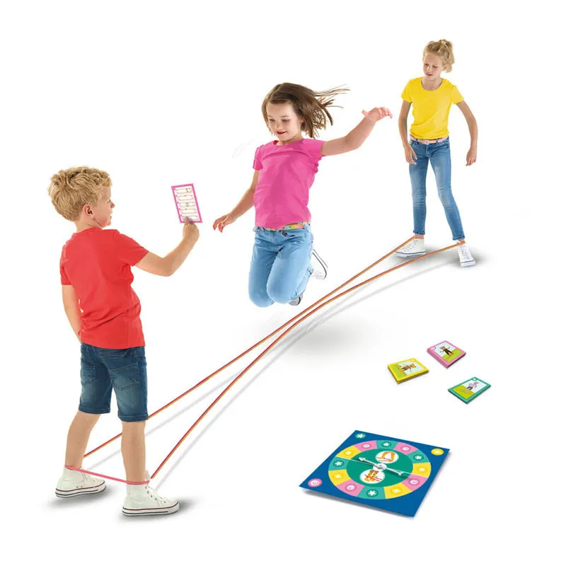 Jeu de défis Saut élastique Animaux 29pcs - 36m+-3