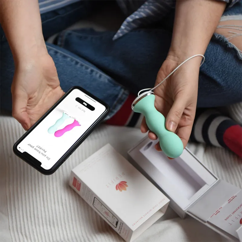 Sonde de renforcement Périnéale Perifit Care - Vert d'eau-12