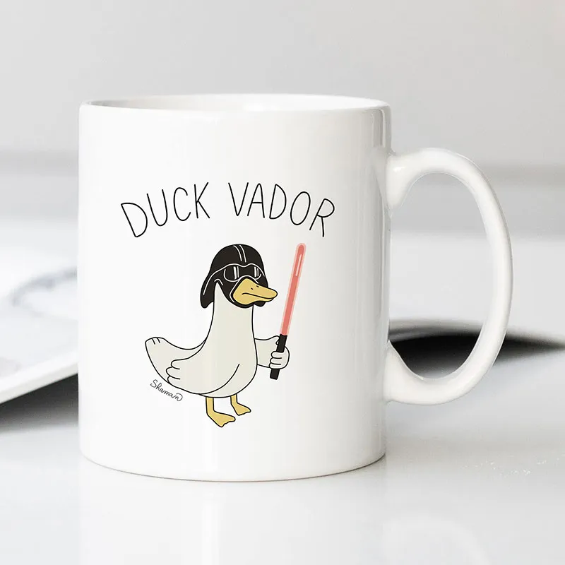 Mug Duck vador - Blanc-0