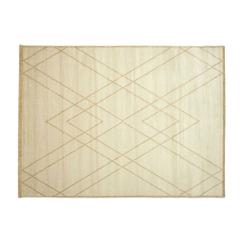 Tapis Londres métallisé Ecru - 150x200cm-0