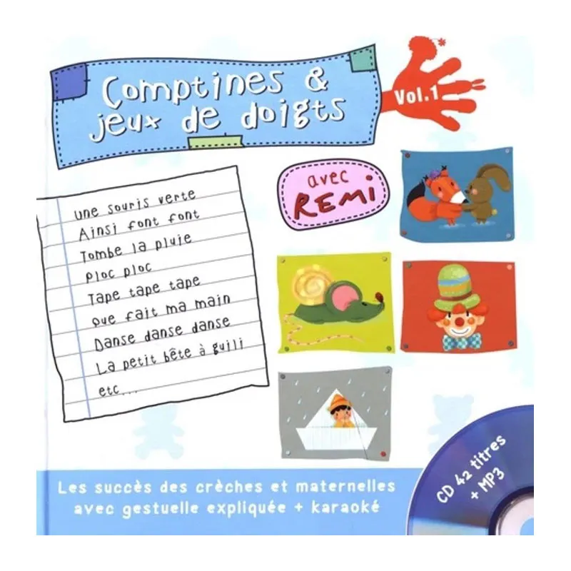 Comptines & jeux de doigts Volume 1 - 0+-0