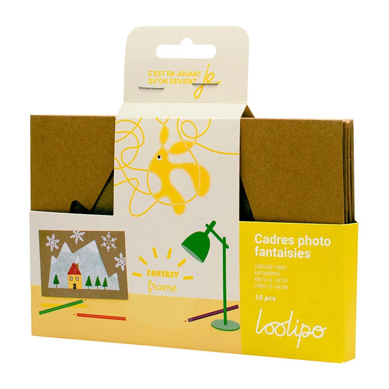Cadres fantaisie à décorer 15,5x10,5cm 10pcs - 3+-4