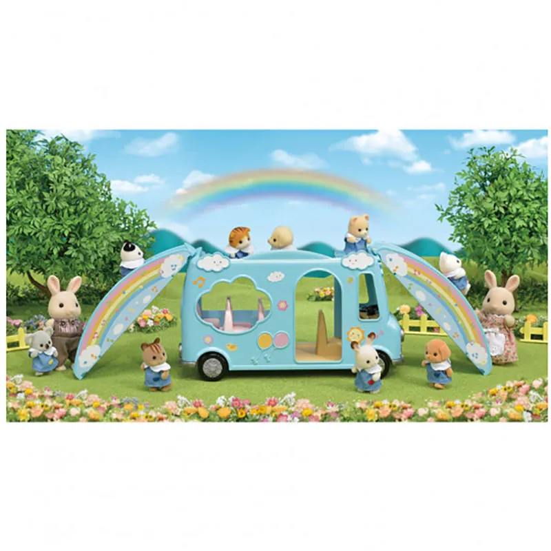 Bus arc-en-ciel - 6pcs-3