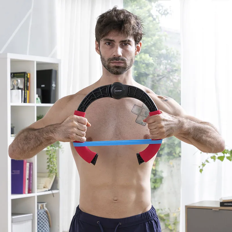 Appareil muscu bras avec résistance + guide exercices Forcearc - 31,5x26x3,3cm-5