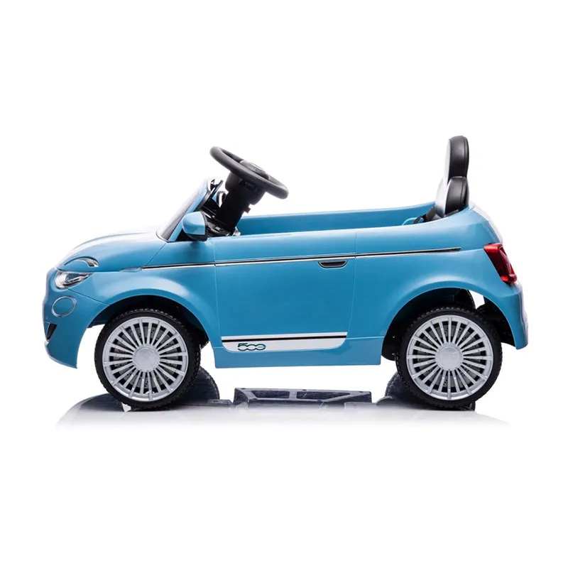 Voiture à batterie Fiat 500e Bleu - 36m+-3