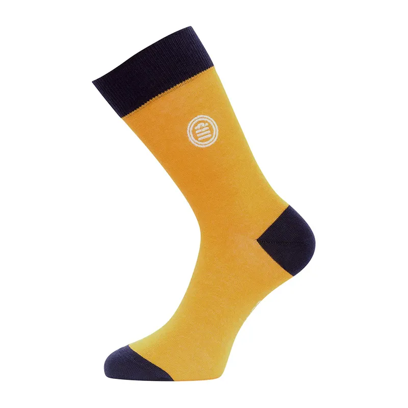 9 paires de chaussettes Homme Motifs - Jaune/Marine/Noir/Rouge-5