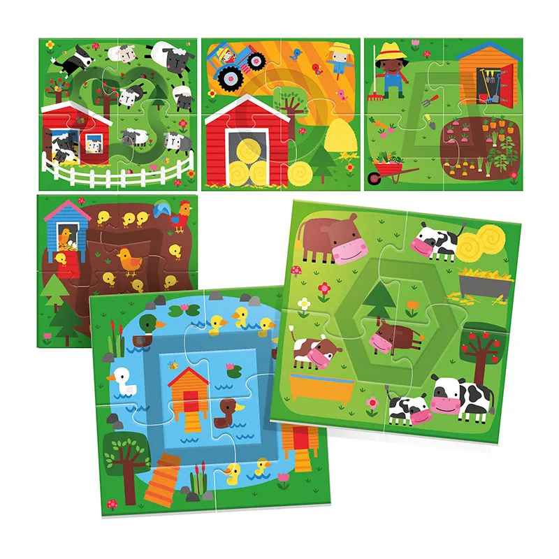 Jeu éducatif Pré-écriture & petites histoires 6pcs - 24m+-1