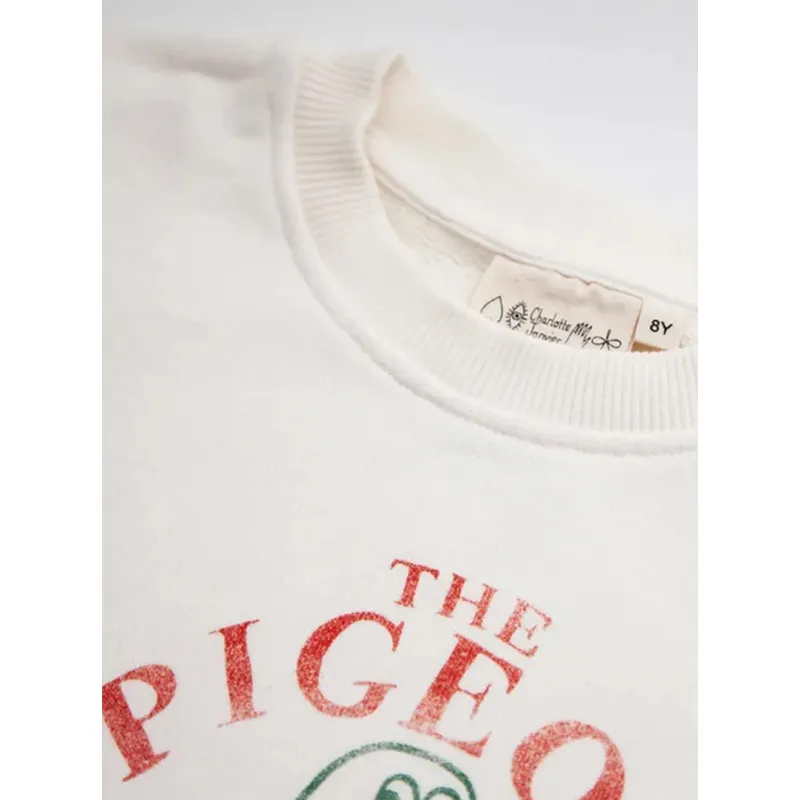 Sweat-shirt Coton BIO - Pigeon-1